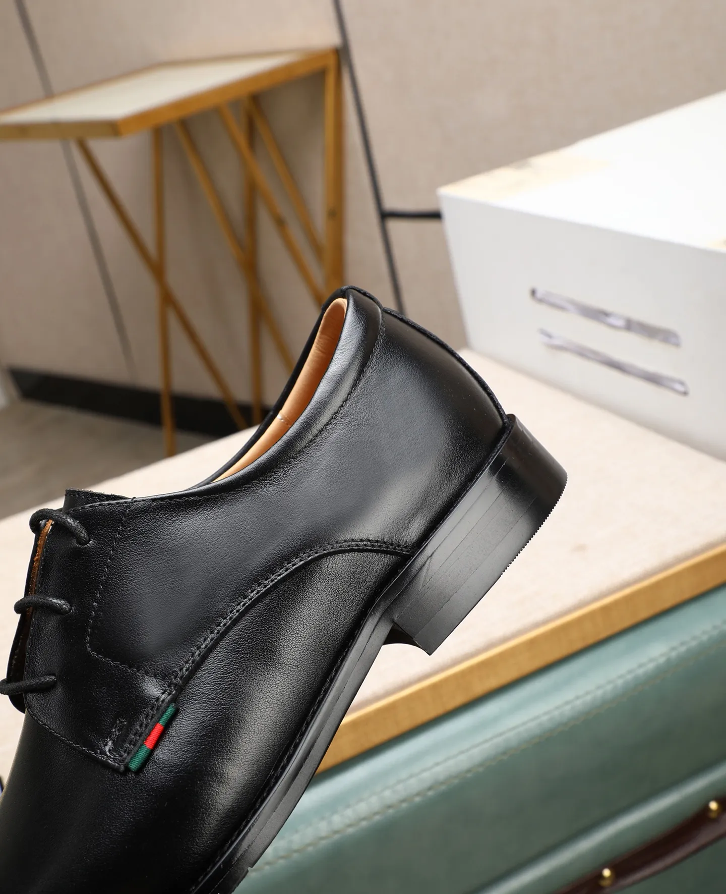 Men's shoes 💰520 📛📛Original (water-dyed cow lining) GUCCI official website formal shoes🌀 Italian 🇮🇹Imported cowhide➕Top imported water-dyed cowhide lining💋Finely handmade Original bottom, the real thing looks better when photographed in person Standard size 38-44